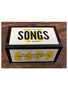 Another Misunderstood Song Party Card Game